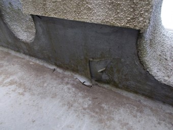 バルコニーの防水工事　目黒区I様邸